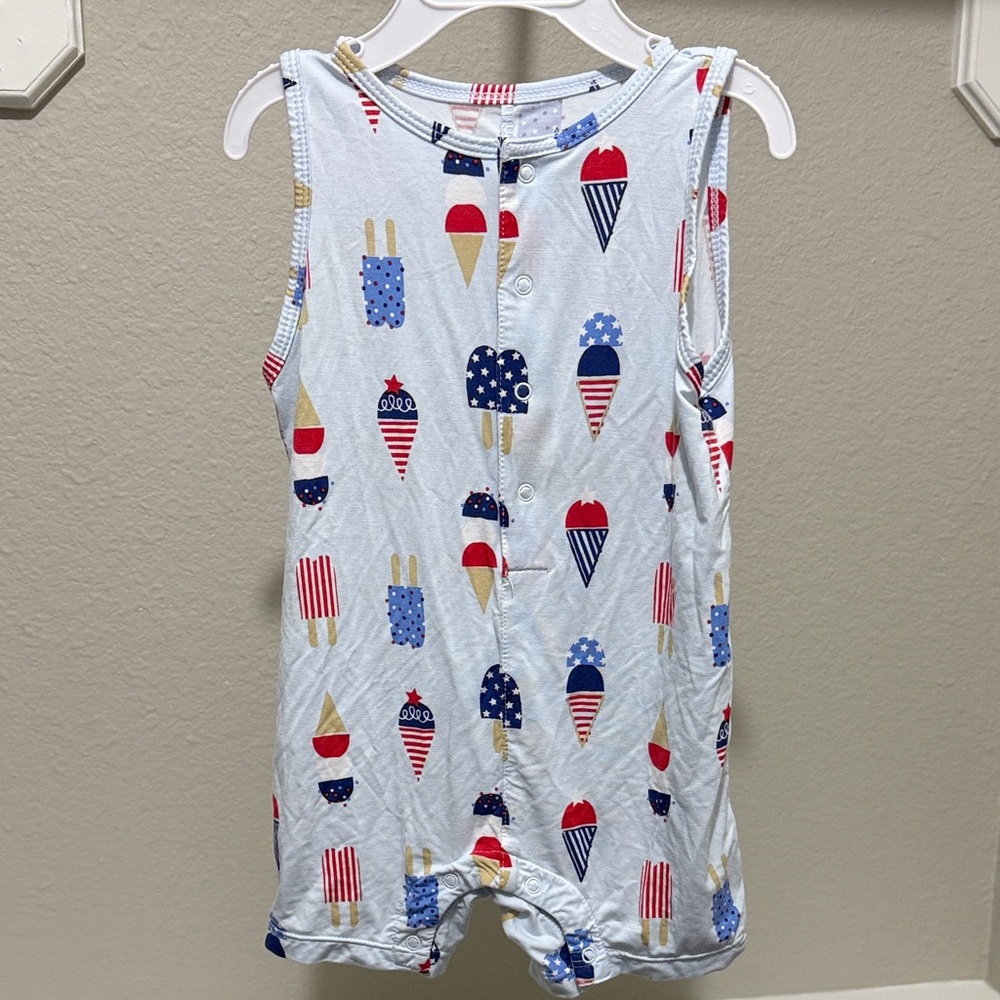 Angel Dear American Ice Cream Sleeveless Shortie Romper